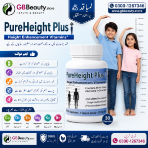 Pure Height Growth Plus 30 Capsules In Pakistan